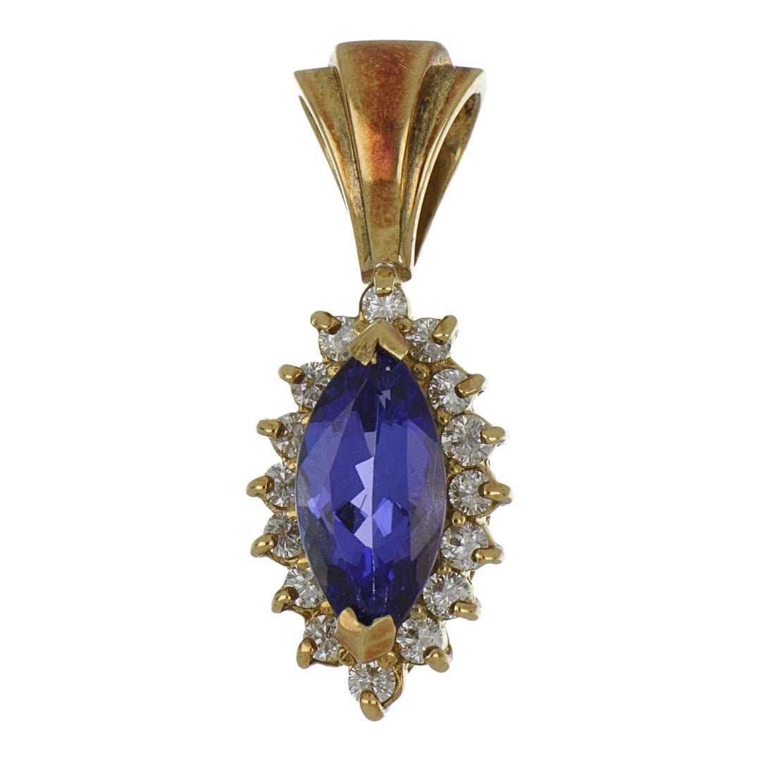 Buy Tanzanite Pendant (Tanzanite 1.89 cts. White Diamond 0.34 cts.) at Kay's Fine Jewelry