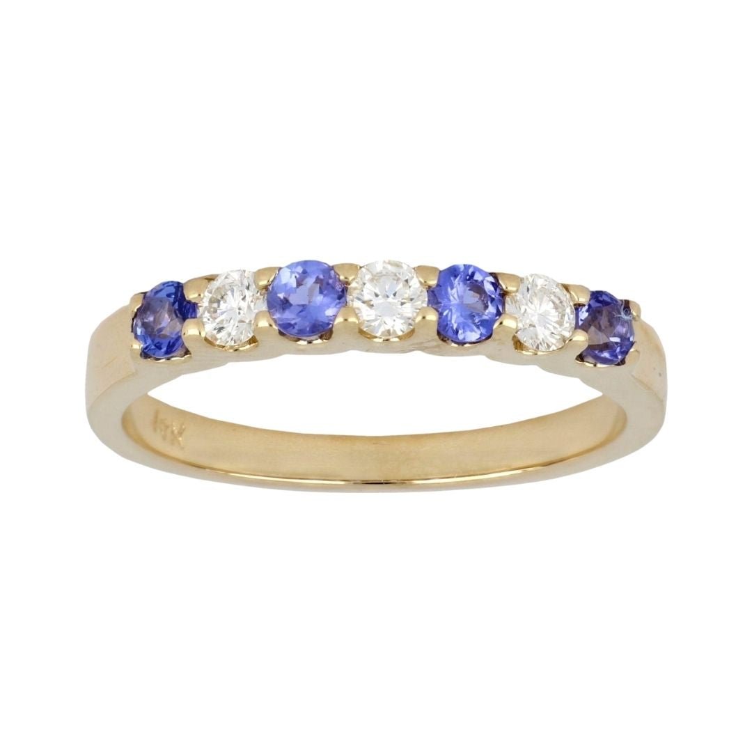 Buy Tanzanite Ring (Tanzanite 0.3 cts. White Diamond 0.24 cts.) at Kay's Fine Jewelry