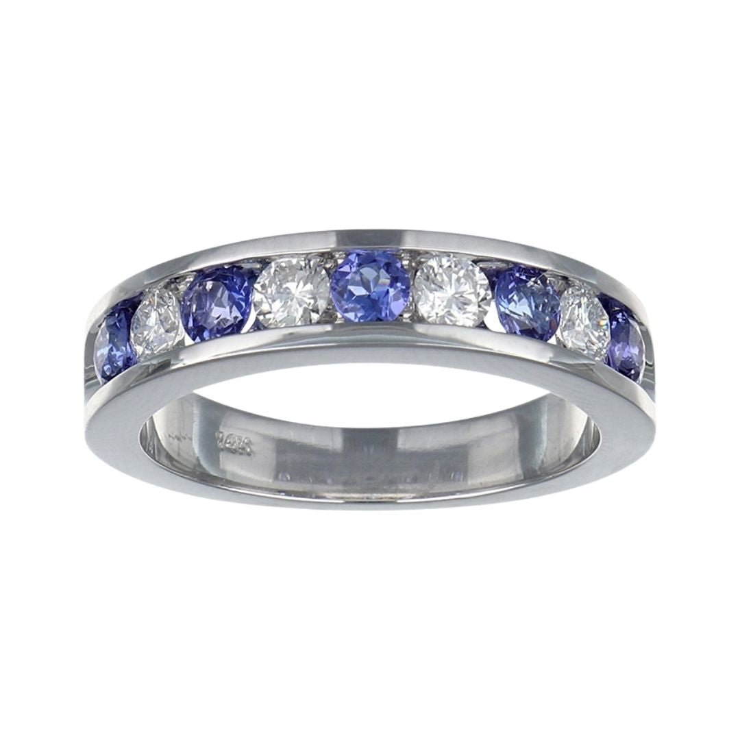 Buy Tanzanite Ring (Tanzanite 0.63 cts. White Diamond 0.46 cts.) at Kay's Fine Jewelry