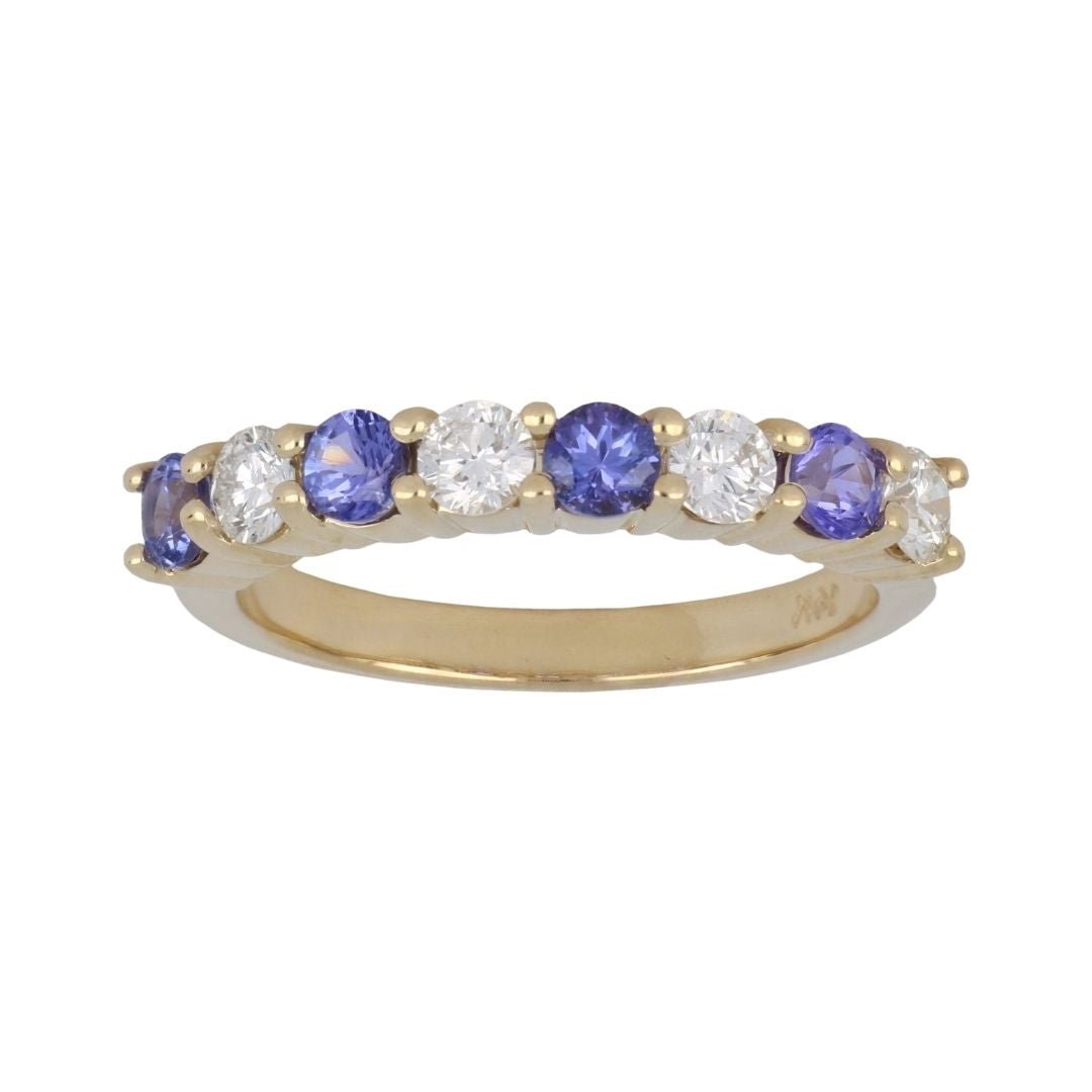 Buy Tanzanite Ring (Tanzanite 0.65 cts. White Diamond 0.51 cts.) at Kay's Fine Jewelry