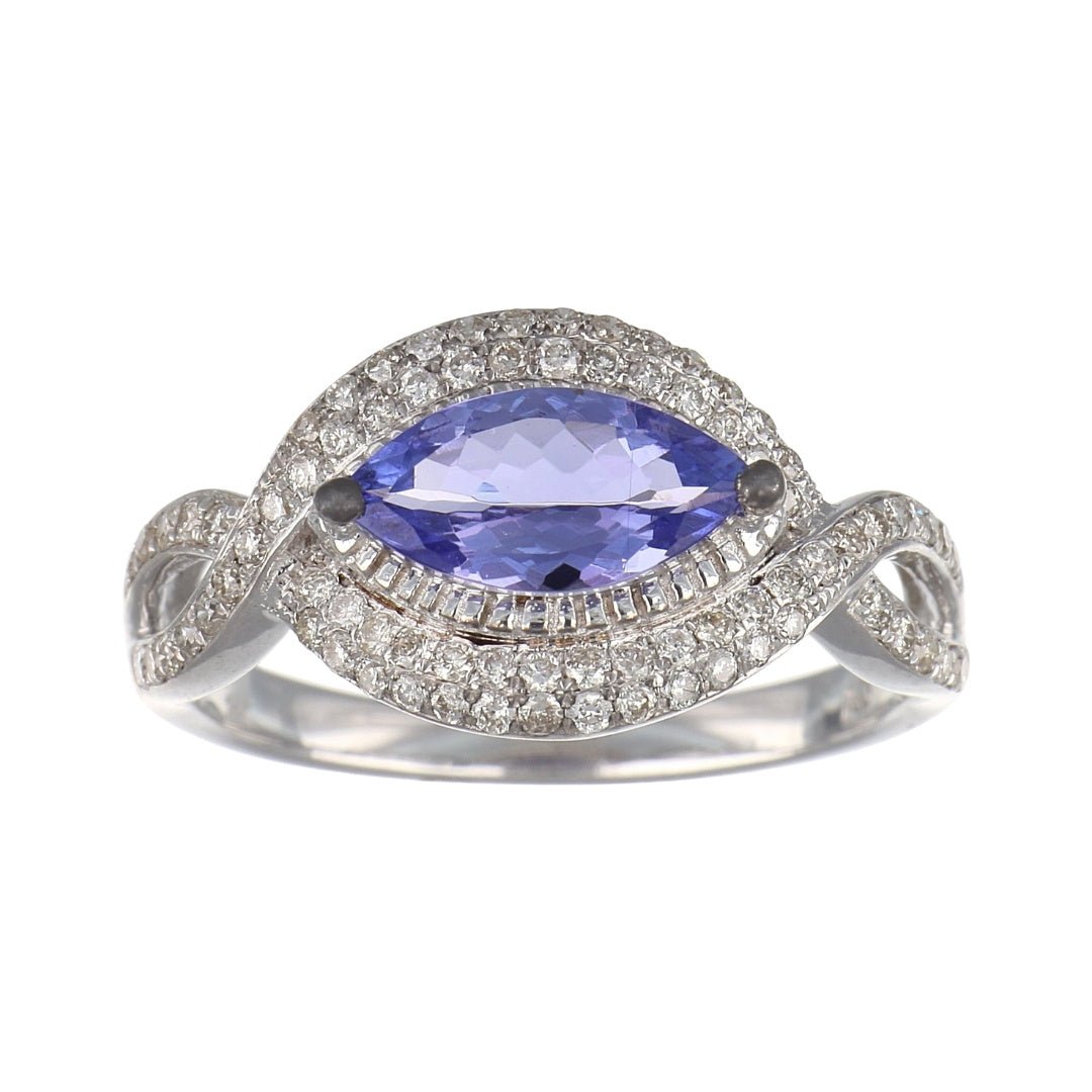 Buy Tanzanite Ring (Tanzanite 1.02 cts. White Diamond 0.4 cts.) at Kay's Fine Jewelry