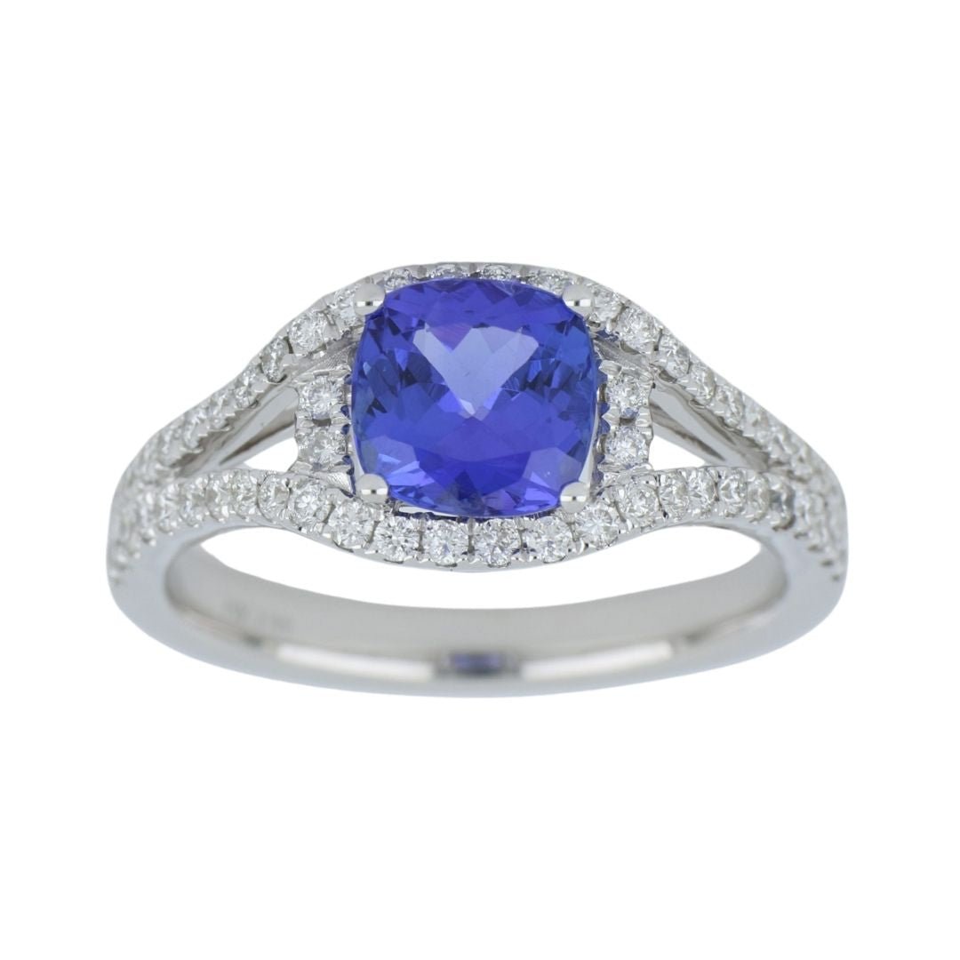 Buy Tanzanite Ring (Tanzanite 1.44 cts. White Diamond 0.49 cts.) at Kay's Fine Jewelry