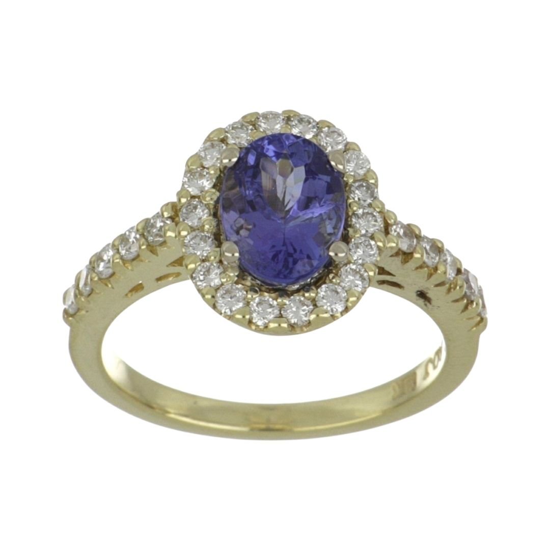 Buy Tanzanite Ring (Tanzanite 1.45 cts. White Diamond 0.5 cts.) at Kay's Fine Jewelry