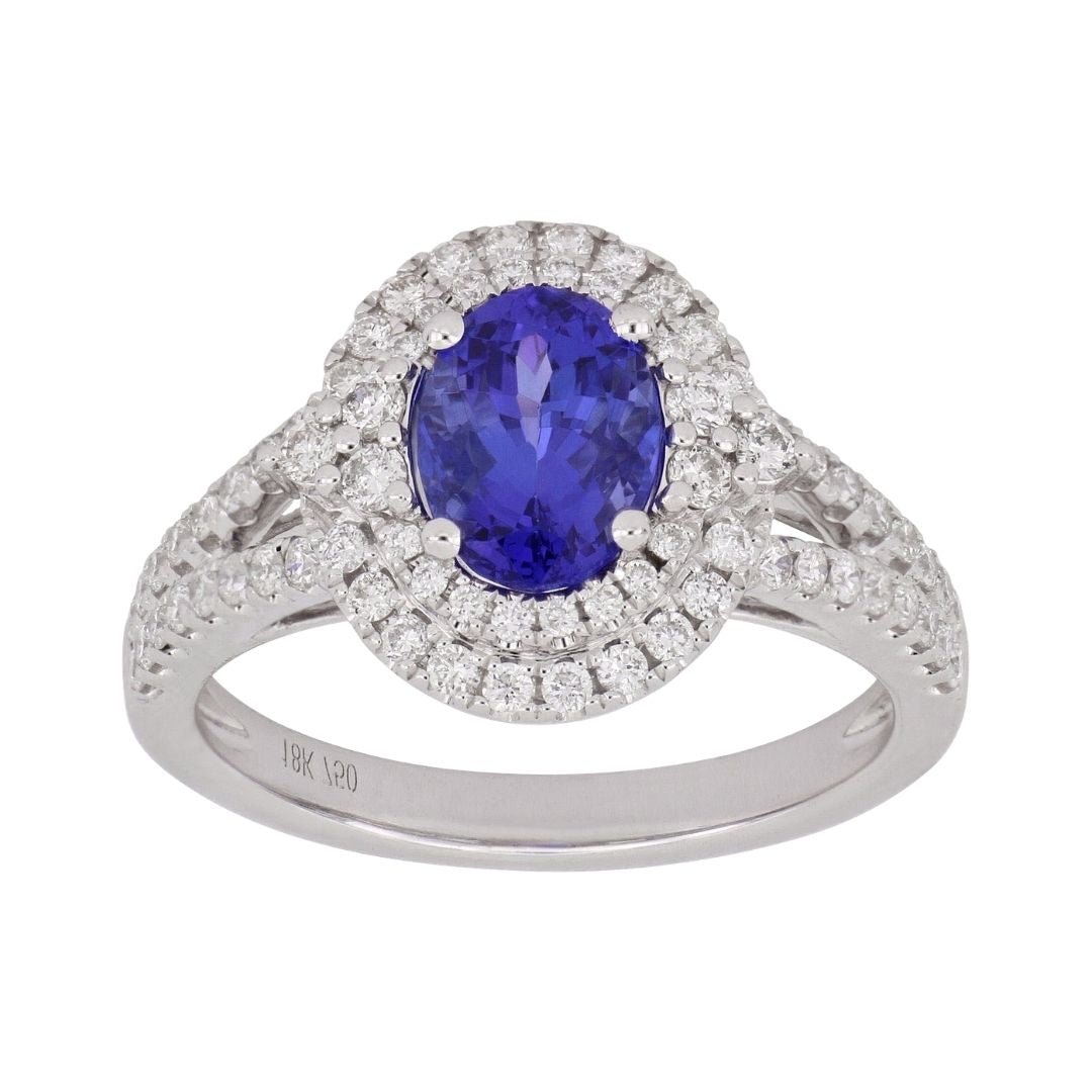 Buy Tanzanite Ring (Tanzanite 1.49 cts. White Diamond 0.62 cts.) at Kay's Fine Jewelry
