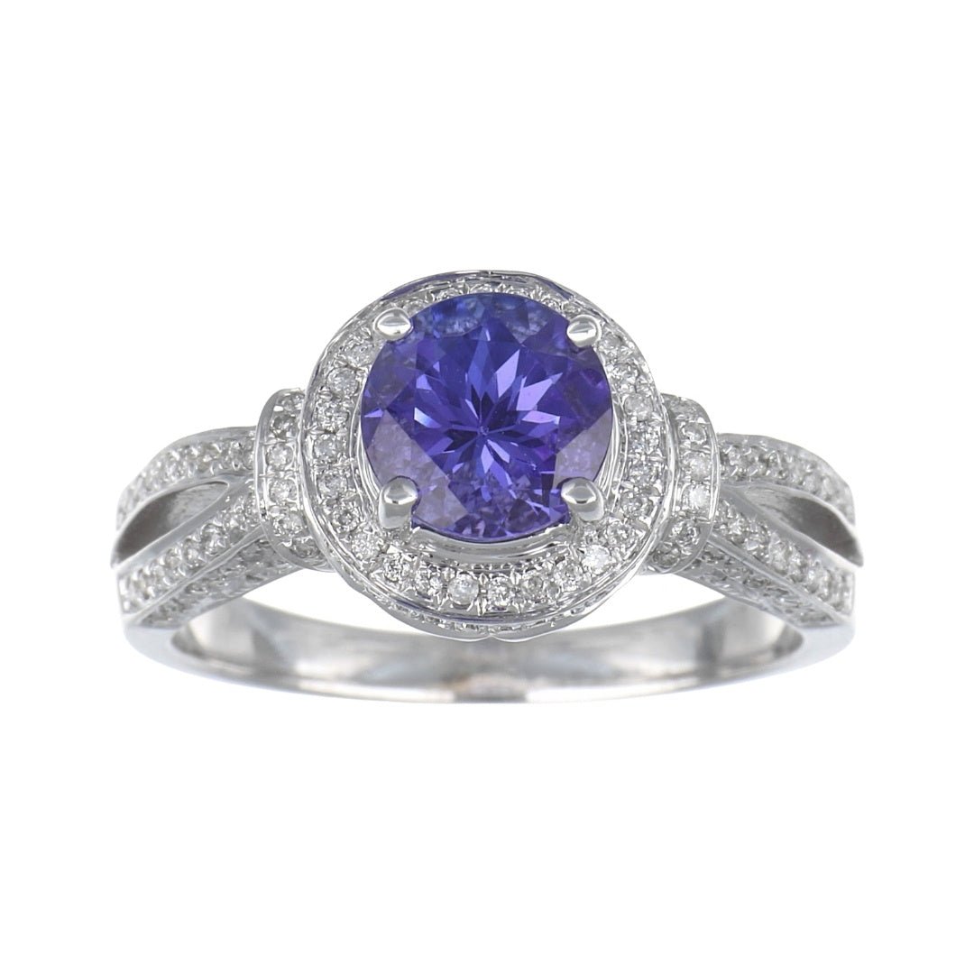 Buy Tanzanite Ring (Tanzanite 1.61 cts. White Diamond 0.39 cts.) at Kay's Fine Jewelry