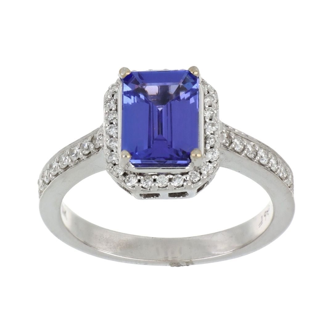 Buy Tanzanite Ring (Tanzanite 1.74 cts. White Diamond 0.25 cts.) at Kay's Fine Jewelry