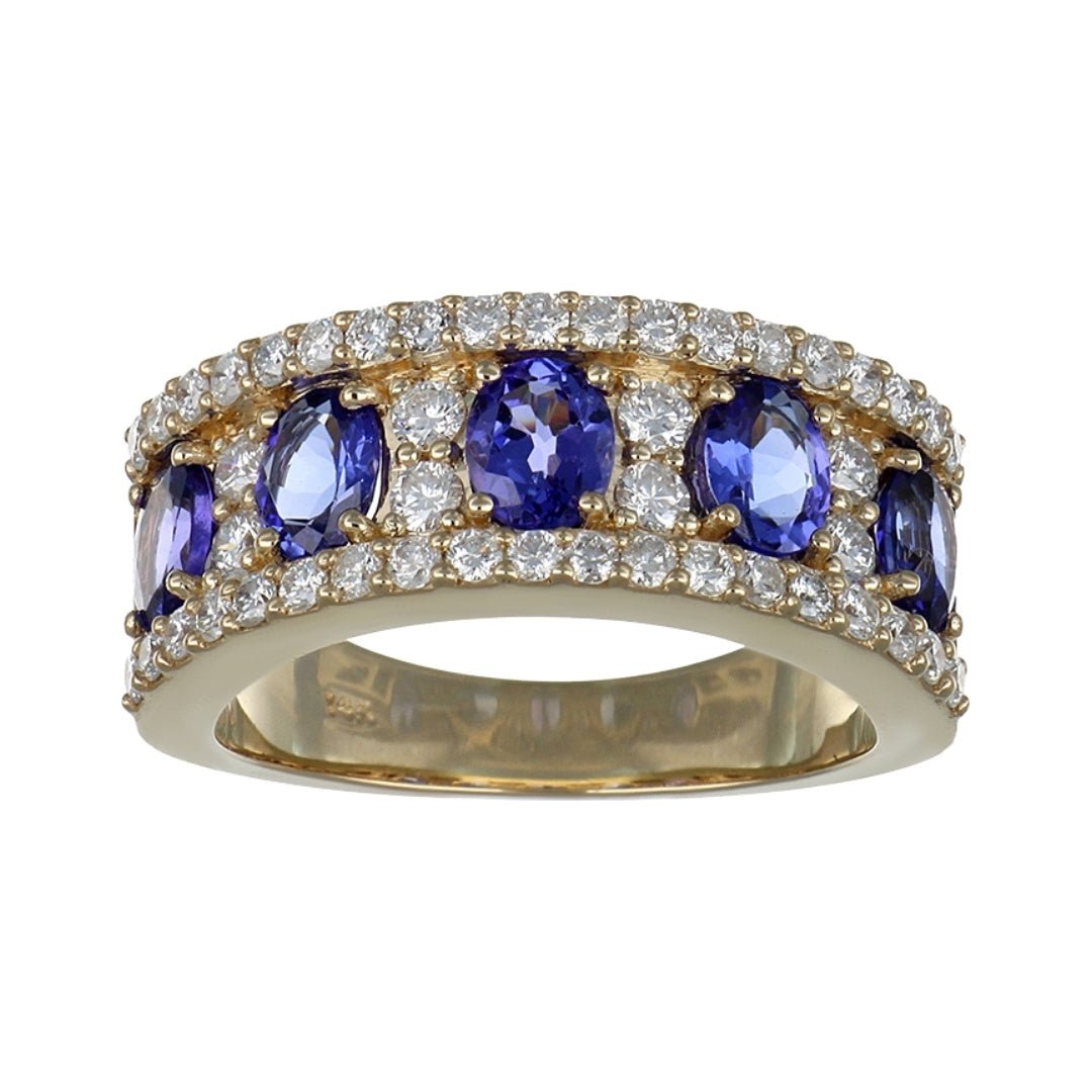 Buy Tanzanite Ring (Tanzanite 1.75 cts. White Diamond 0.9 cts.) at Kay's Fine Jewelry