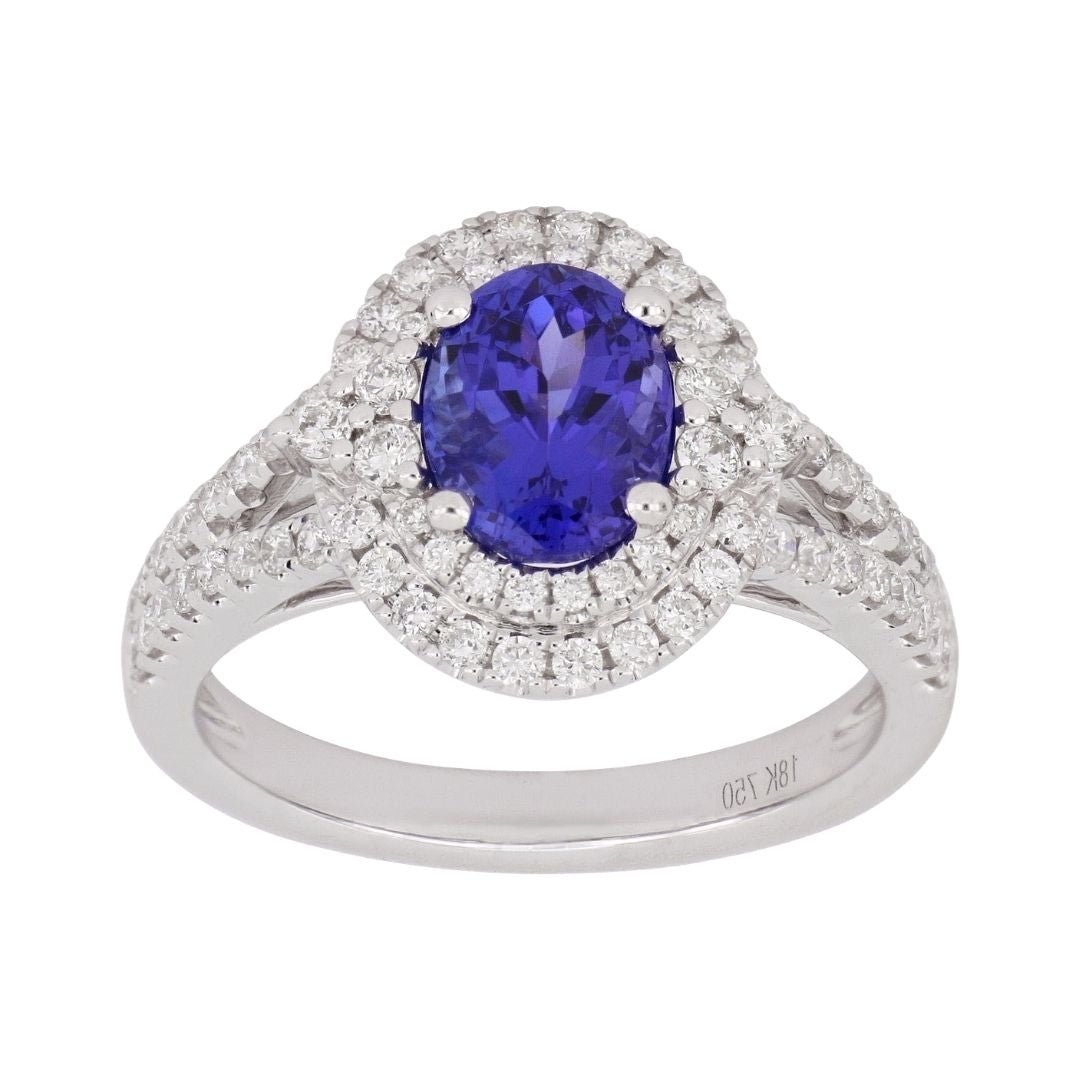 Buy Tanzanite Ring (Tanzanite 1.82 cts. White Diamond 0.62 cts.) at Kay's Fine Jewelry