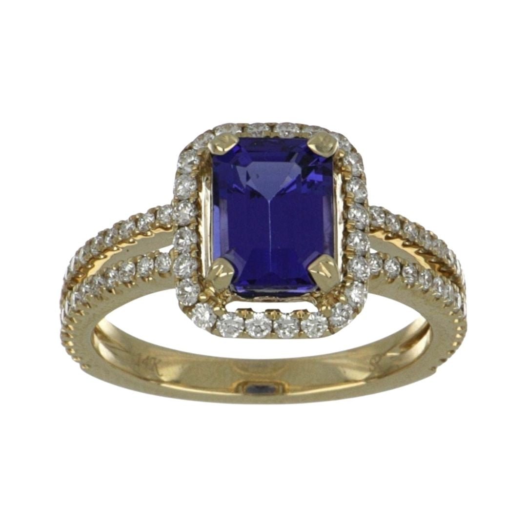 Buy Tanzanite Ring (Tanzanite 2.27 cts. White Diamond 0.57 cts.) at Kay's Fine Jewelry