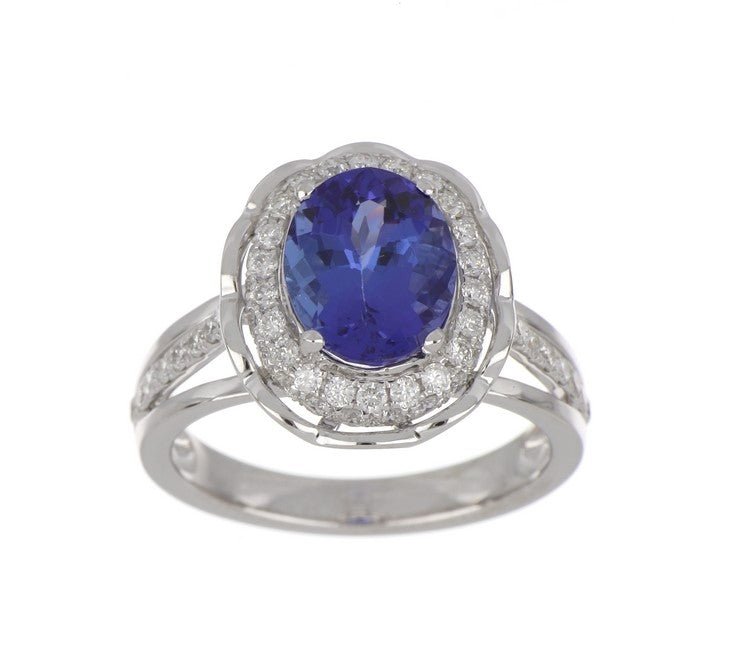 Buy Tanzanite Ring (Tanzanite 2.43 cts. White Diamond 0.8 cts.) at Kay's Fine Jewelry