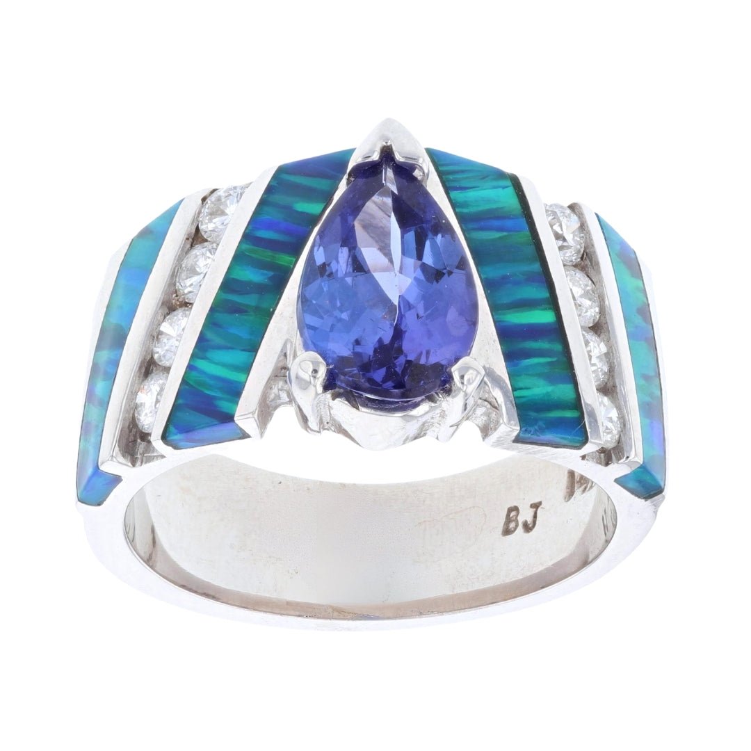 Tanzanite Ring (Tanzanite 2.48 cts. White Diamond 0.43 cts.) Not Net