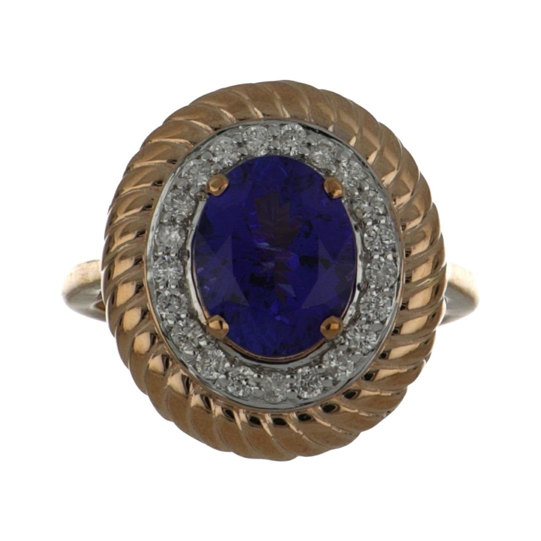 Buy Tanzanite Ring (Tanzanite 2.56 cts. White Diamond 0.33 cts.) at Kay's Fine Jewelry