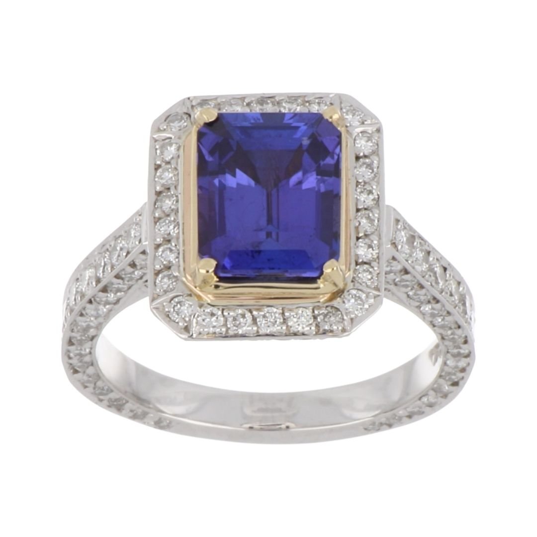 Buy Tanzanite Ring (Tanzanite 2.78 cts. White Diamond 1.56 cts.) at Kay's Fine Jewelry