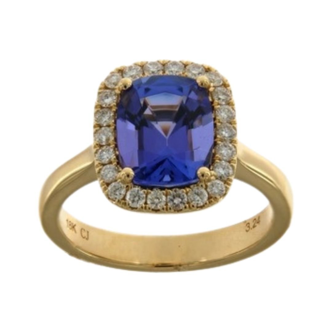 Buy Tanzanite Ring (Tanzanite 3.24 cts. White Diamond 0.38 cts. ) at Kay's Fine Jewelry