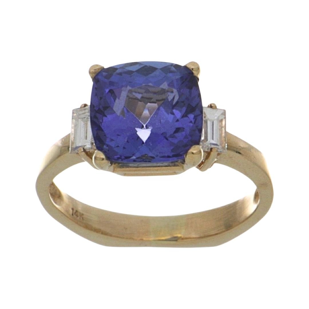Buy Tanzanite Ring (Tanzanite 3.95 cts. White Diamond 0.22 cts) at Kay's Fine Jewelry