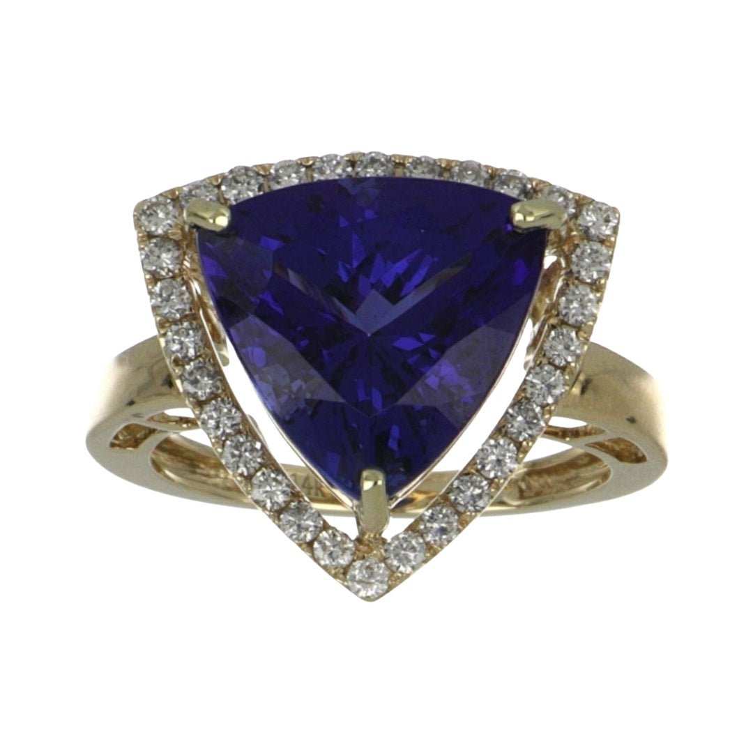 Buy Tanzanite Ring (Tanzanite 7 cts. White Diamond 0.44 cts) at Kay's Fine Jewelry