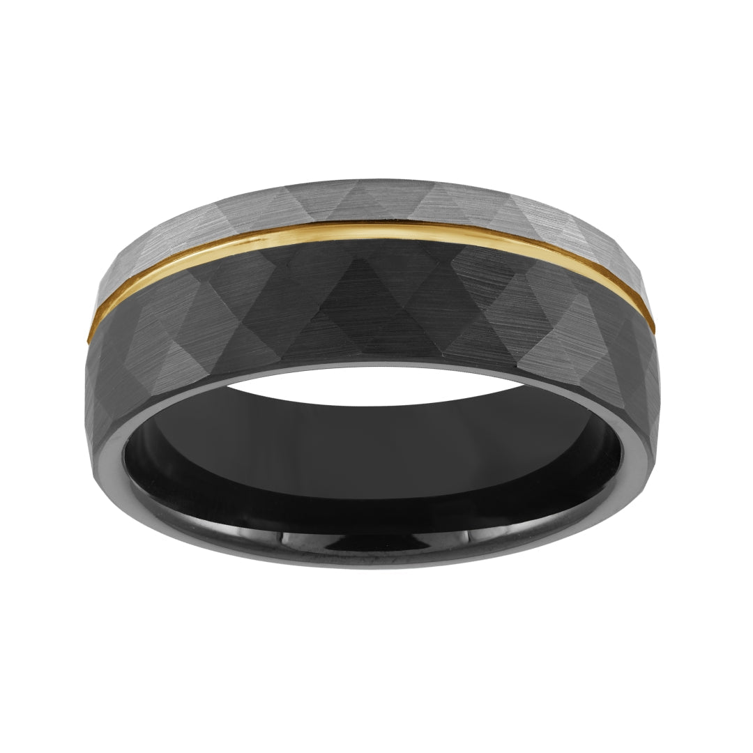 Buy Tri - Color Tungsten Wedding Band – 8mm at Kay's Fine Jewelry