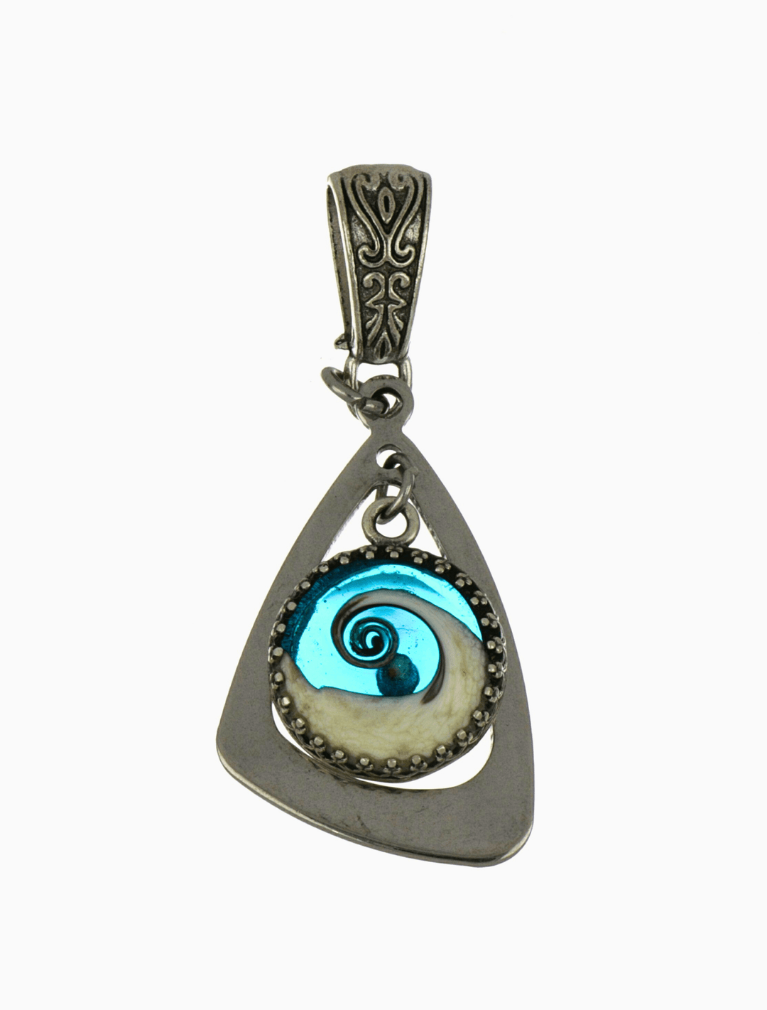 Wave Pendant - Blue Not Net