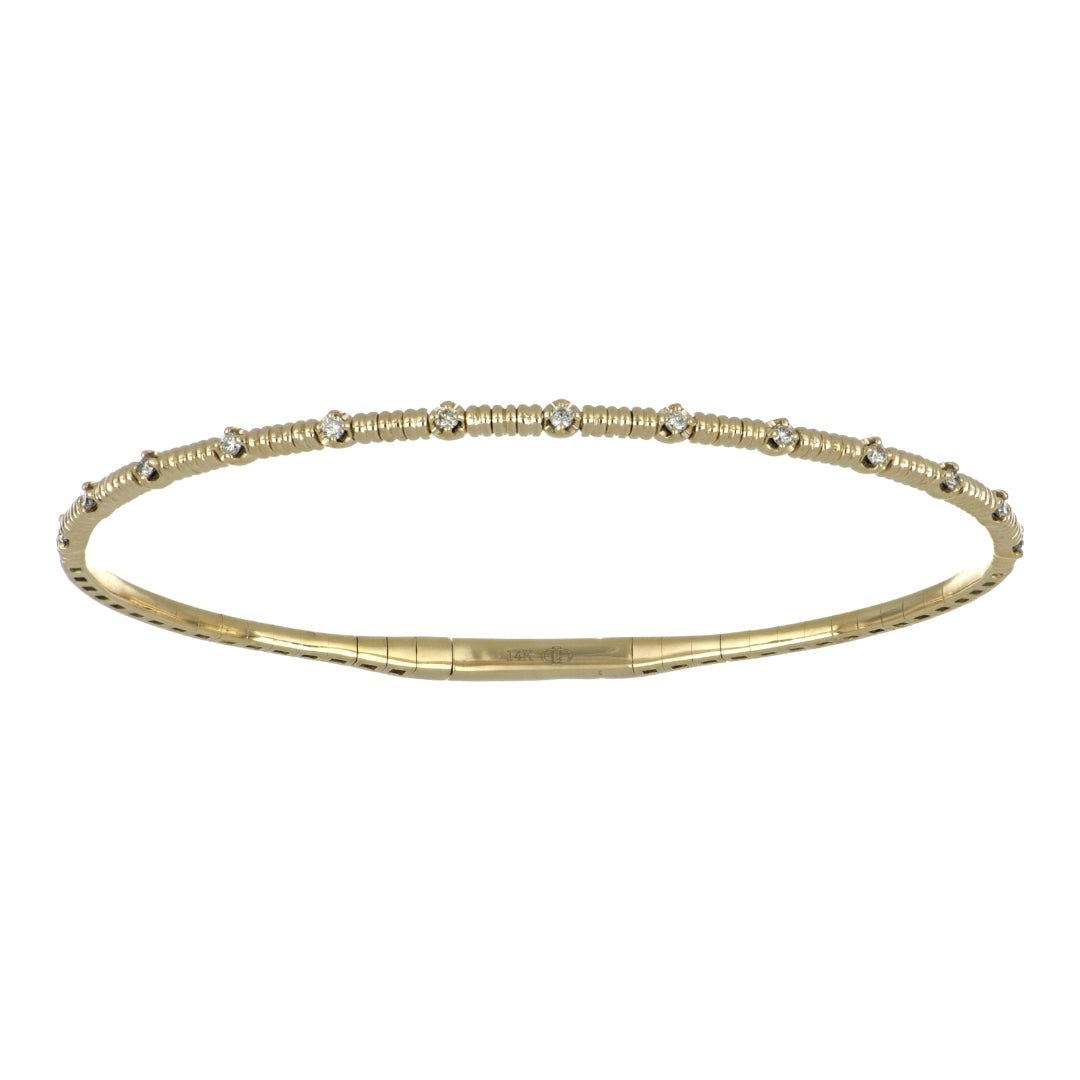 Buy White Diamond Bangle (White Diamond 0.2 cts.) at Kay's Fine Jewelry