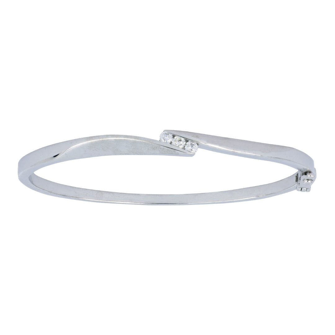 Buy White Diamond Bangle (White Diamond 0.25 cts.) at Kay's Fine Jewelry