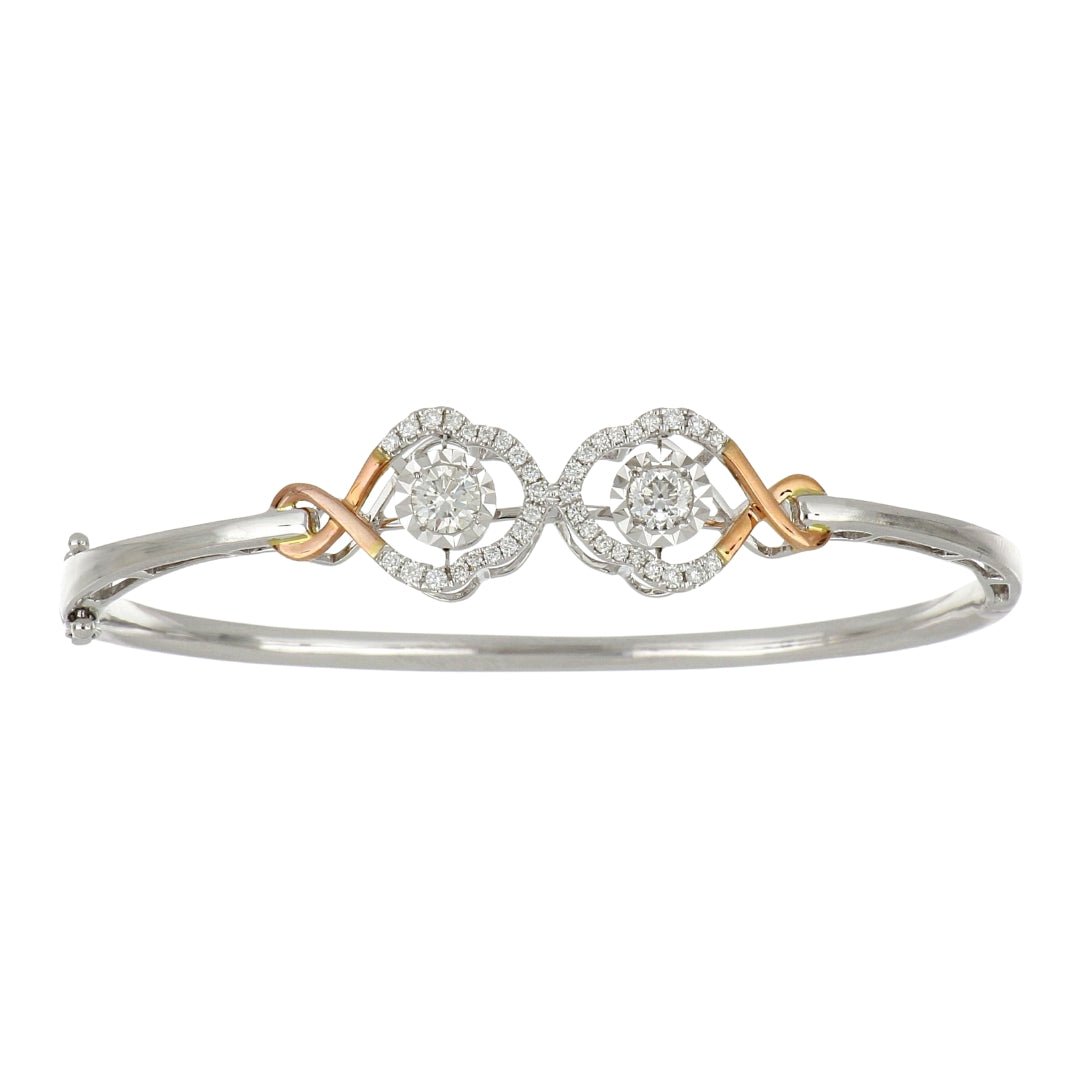 White Diamond Bangle (White Diamond 0.92 cts.) Not Net
