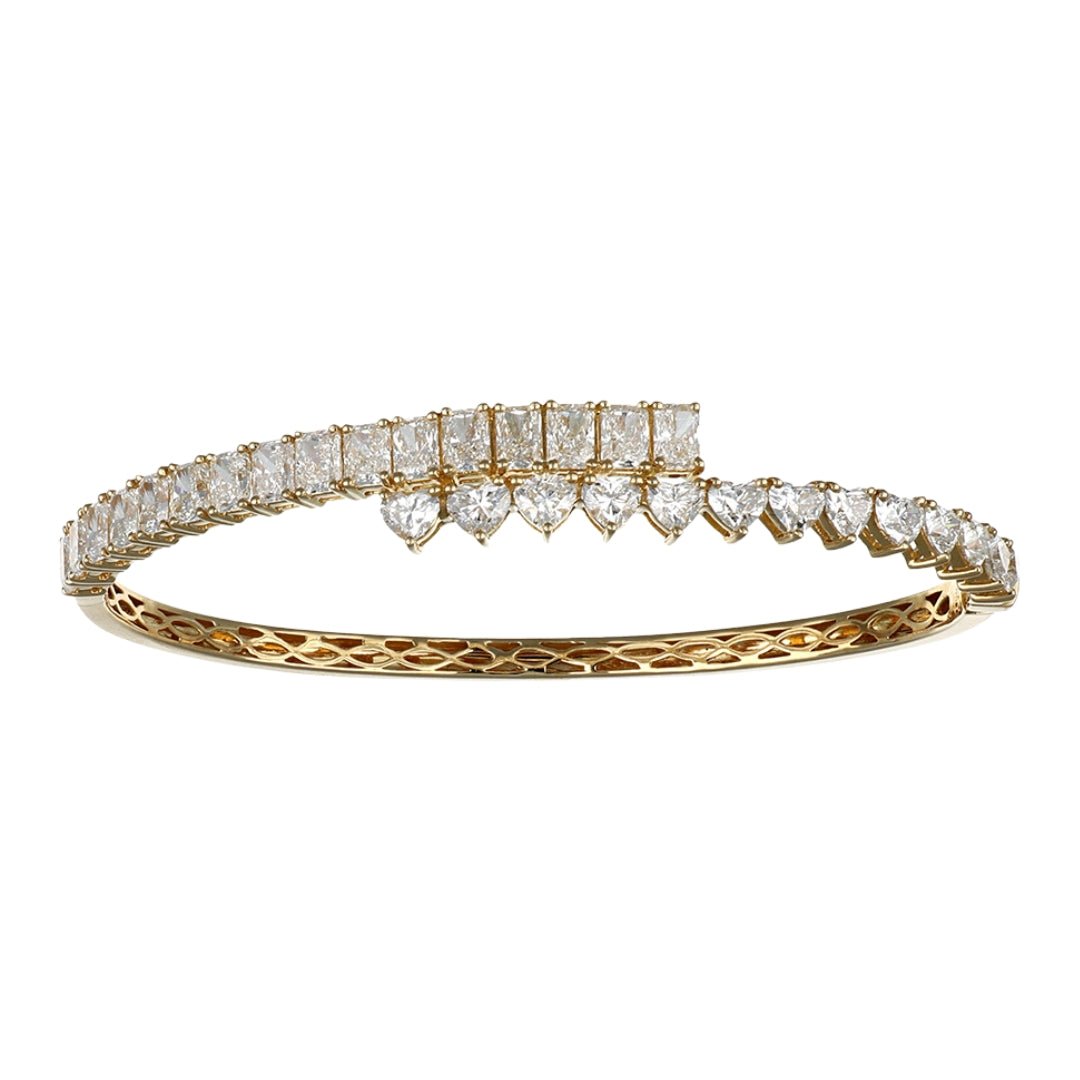 White Diamond Bangle (White Diamond 2.5 cts. White Diamond 3.95 cts.) Not Net