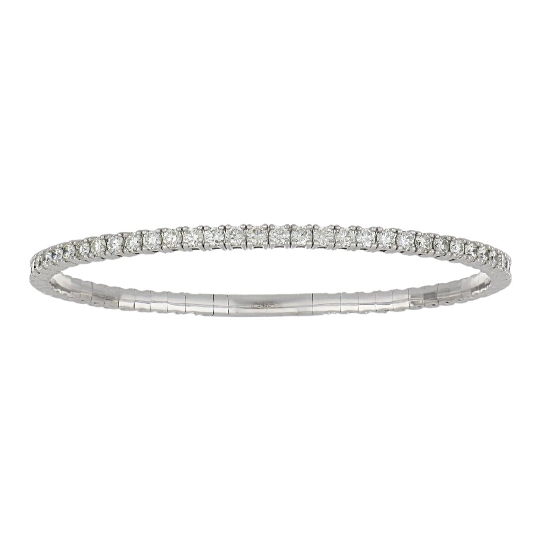 White Diamond Bangle (White Diamond 4.12 cts.) Not Net