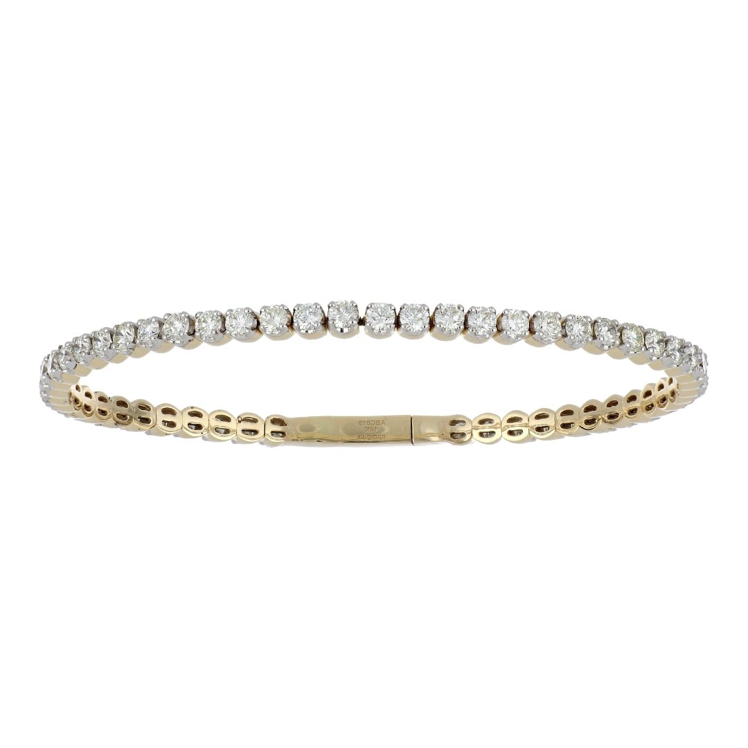 White Diamond Bangle (White Diamond 4.34 cts.) Not Net