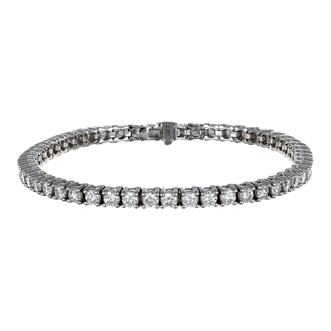 White Diamond Bracelet (Lab Grown White Diamond 5.12 cts.) Not Net