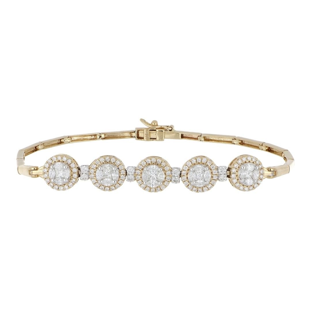 Buy White Diamond Bracelet (White Diamond 0.97 cts. White Diamond 0.71 cts.) at Kay's Fine Jewelry