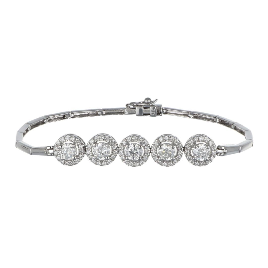 White Diamond Bracelet (White Diamond 2.11 cts.) Not Net
