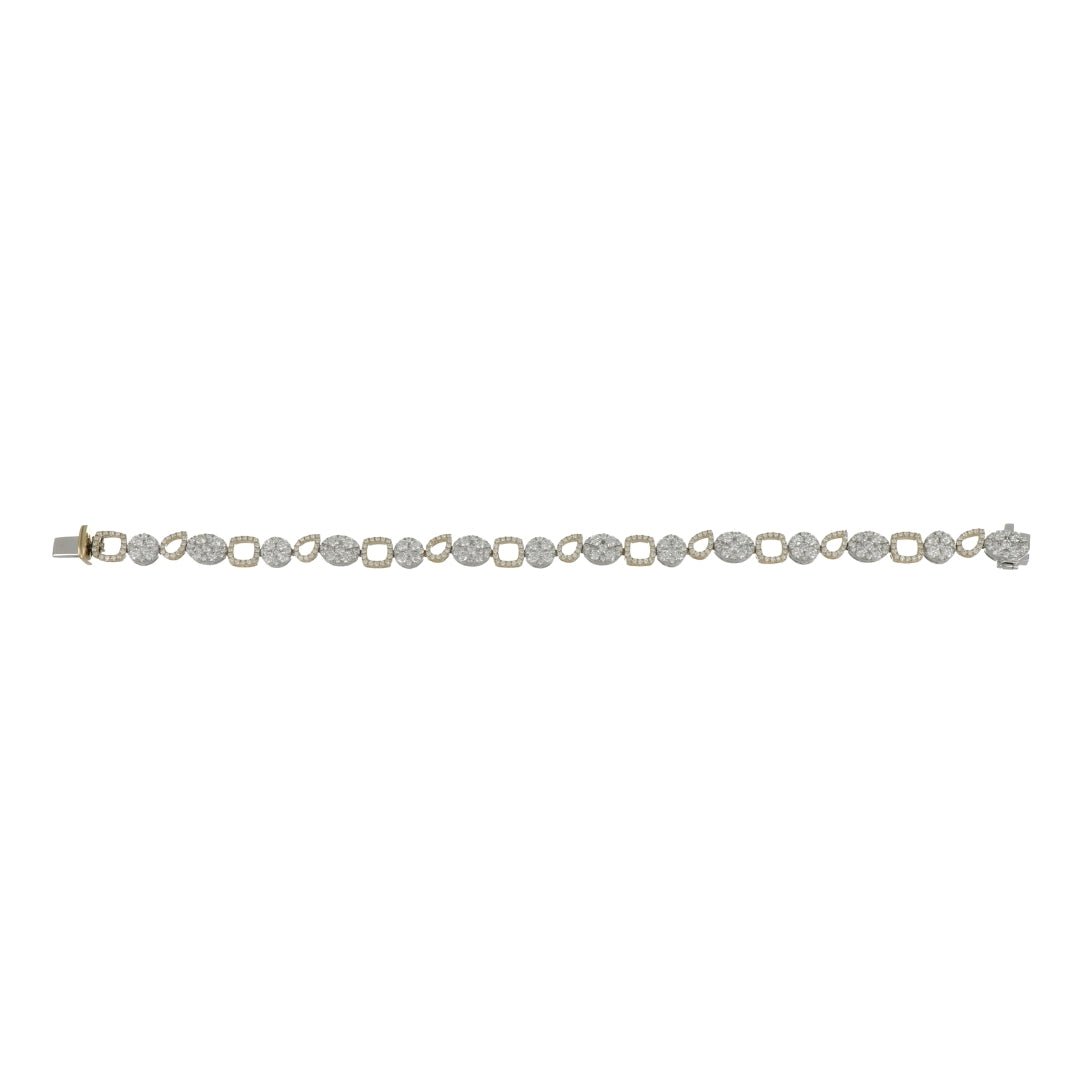 White Diamond Bracelet (White Diamond 4.51 cts.) Not Net