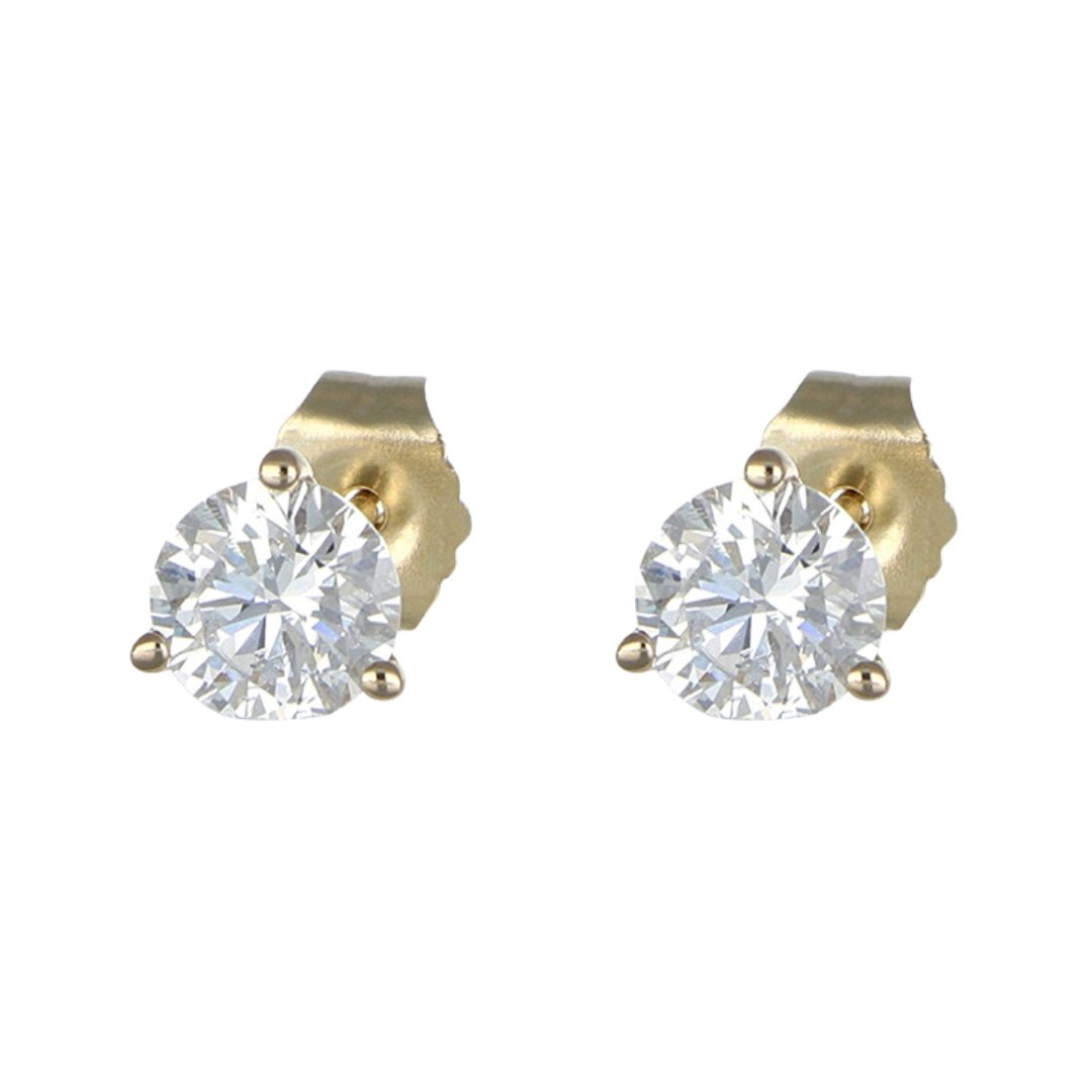 White Diamond Earrings (Lab Grown White Diamond 1.01 cts.) Not Net