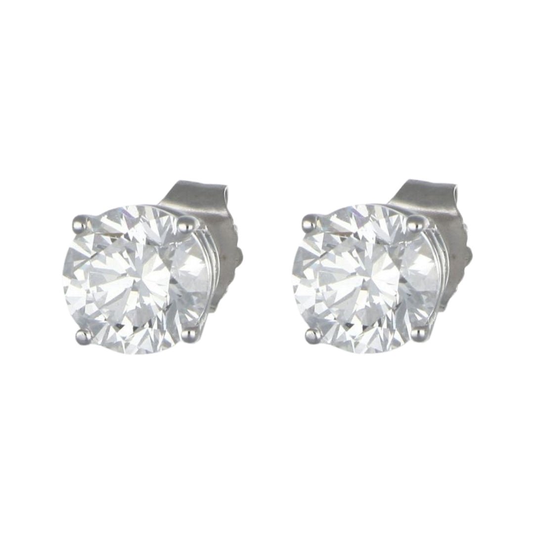 White Diamond Earrings (Lab Grown White Diamond 2.05 cts.) Not Net