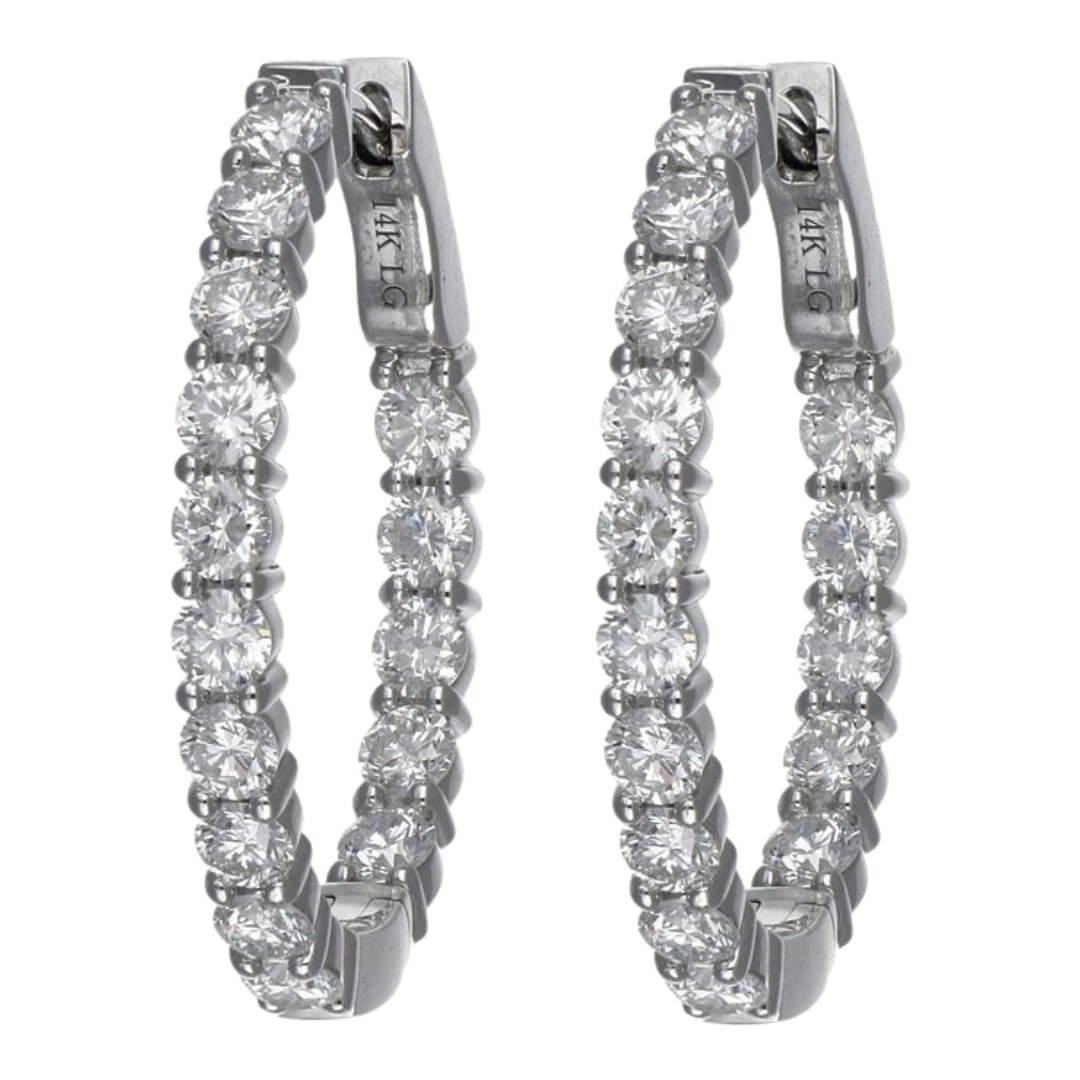 Buy White Diamond Earrings (Lab Grown White Diamond 2.96 cts.) at Kay's Fine Jewelry