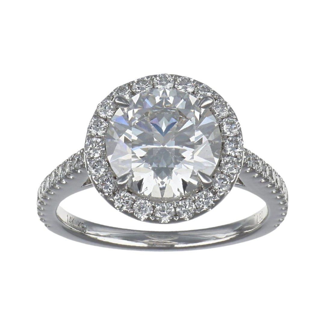 Buy White Diamond Earrings (Lab Grown White Diamond 2.96 cts.) at Kay&