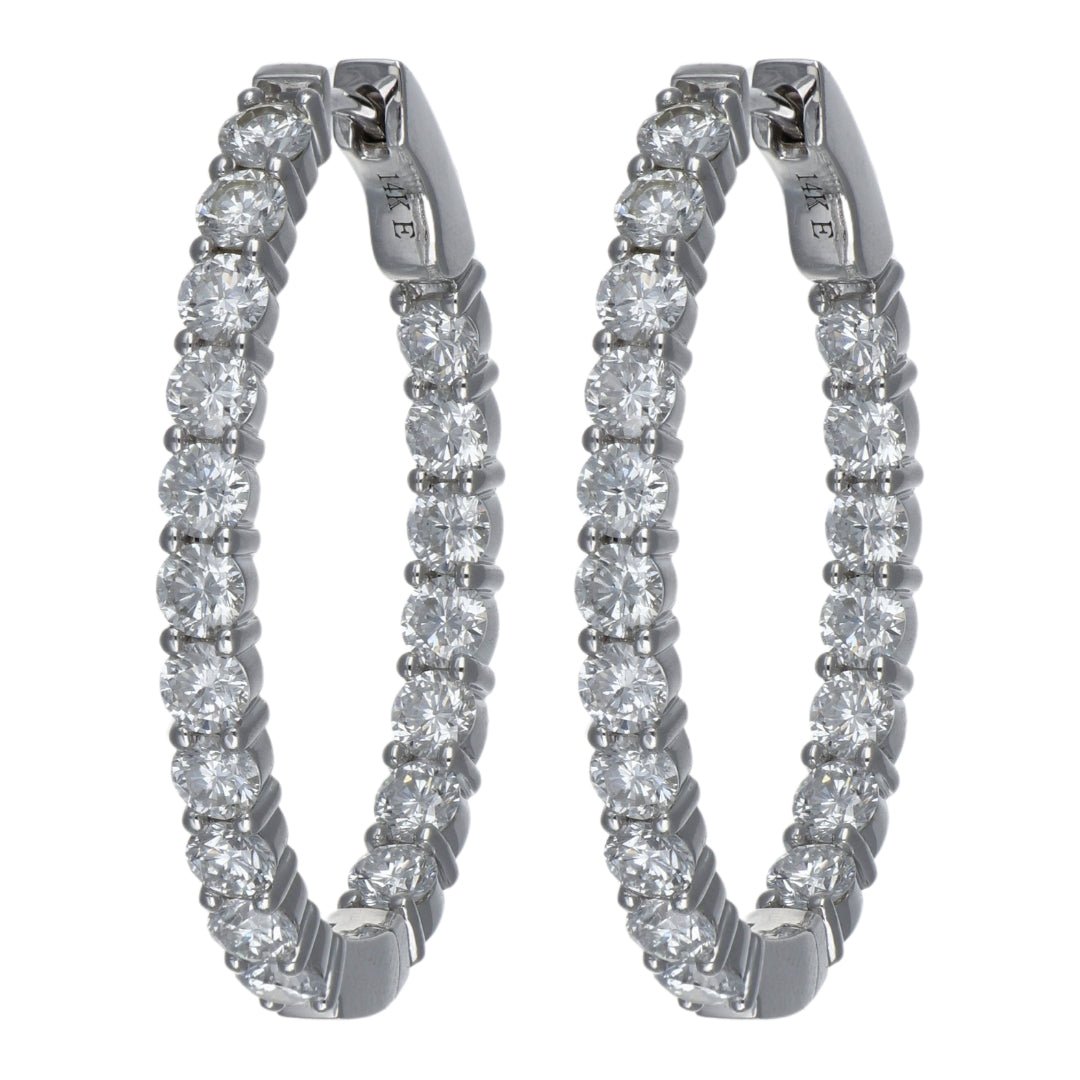Buy White Diamond Earrings (Lab Grown White Diamond 3.88 cts.) at Kay's Fine Jewelry