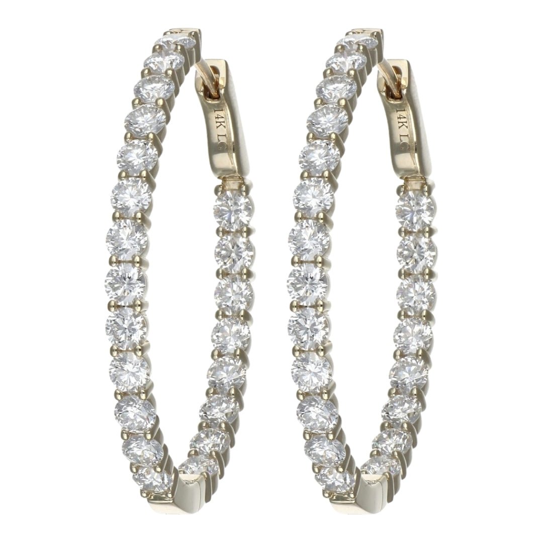 Buy White Diamond Earrings (Lab Grown White Diamond 4.64 cts.) at Kay's Fine Jewelry