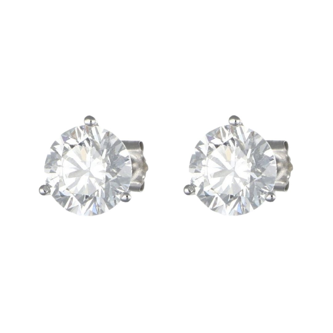 White Diamond Earrings (Lab Grown White Diamond 5.68 cts.) Not Net