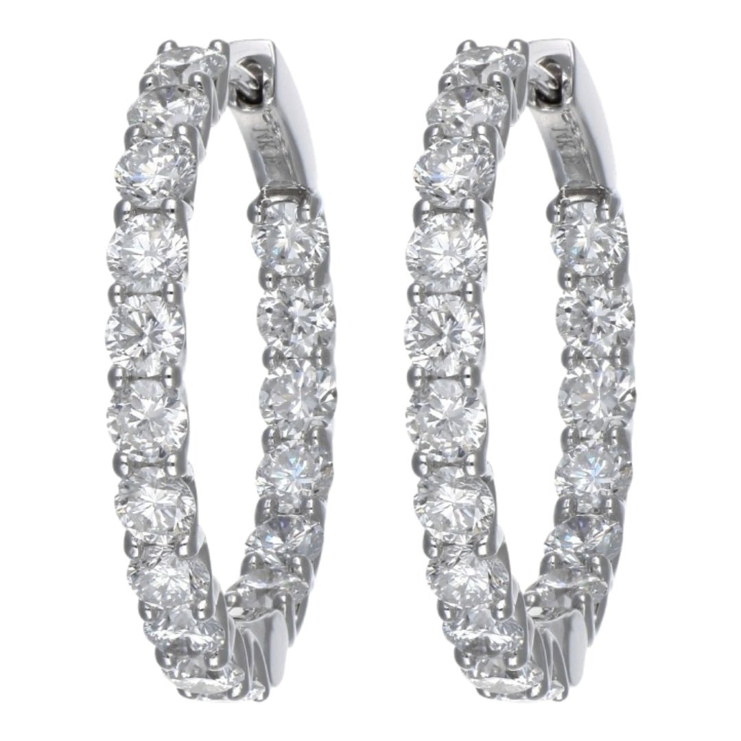 Buy White Diamond Earrings (Lab Grown White Diamond 5.91 cts.) at Kay's Fine Jewelry