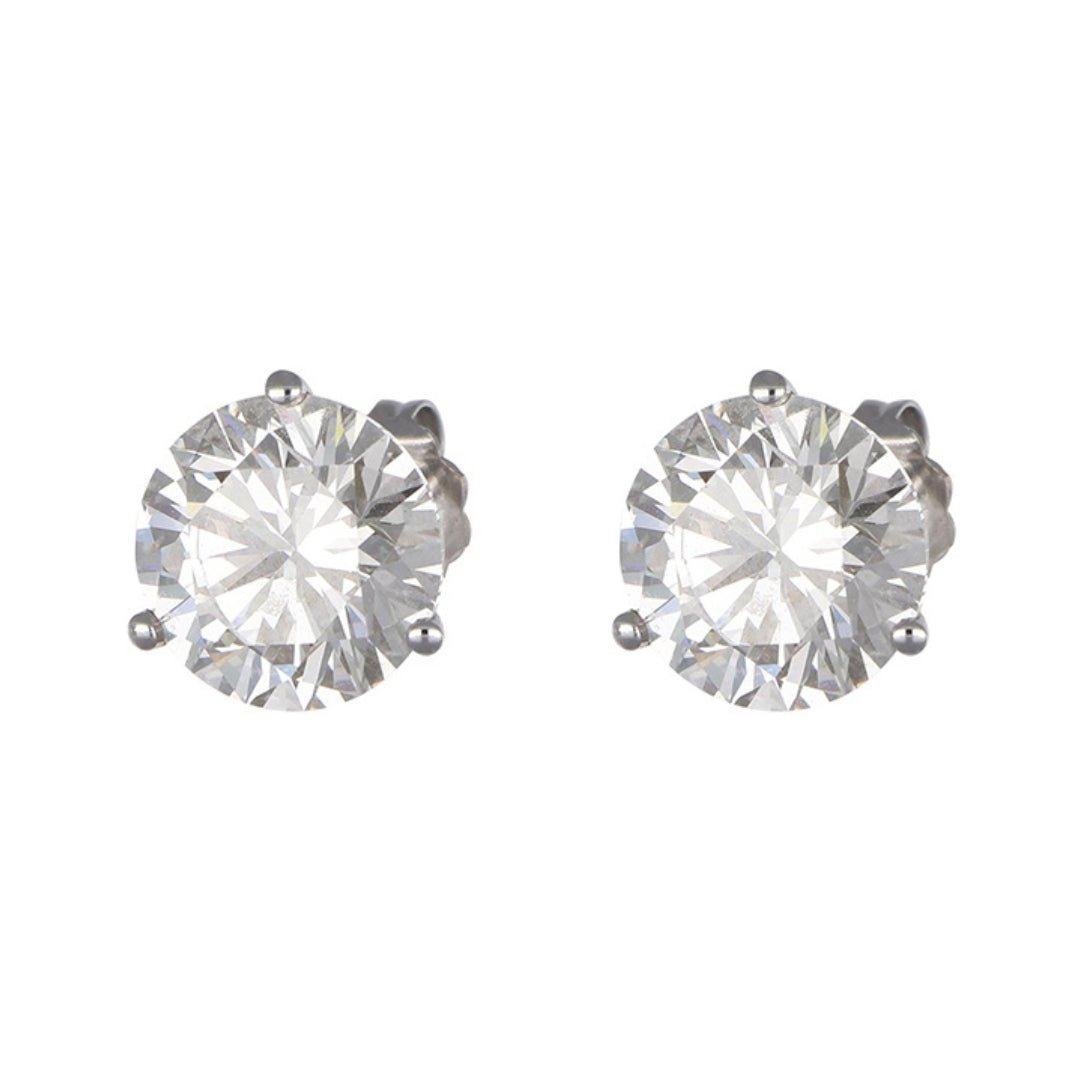 White Diamond Earrings (Lab Grown White Diamond 7.1 cts.) Not Net
