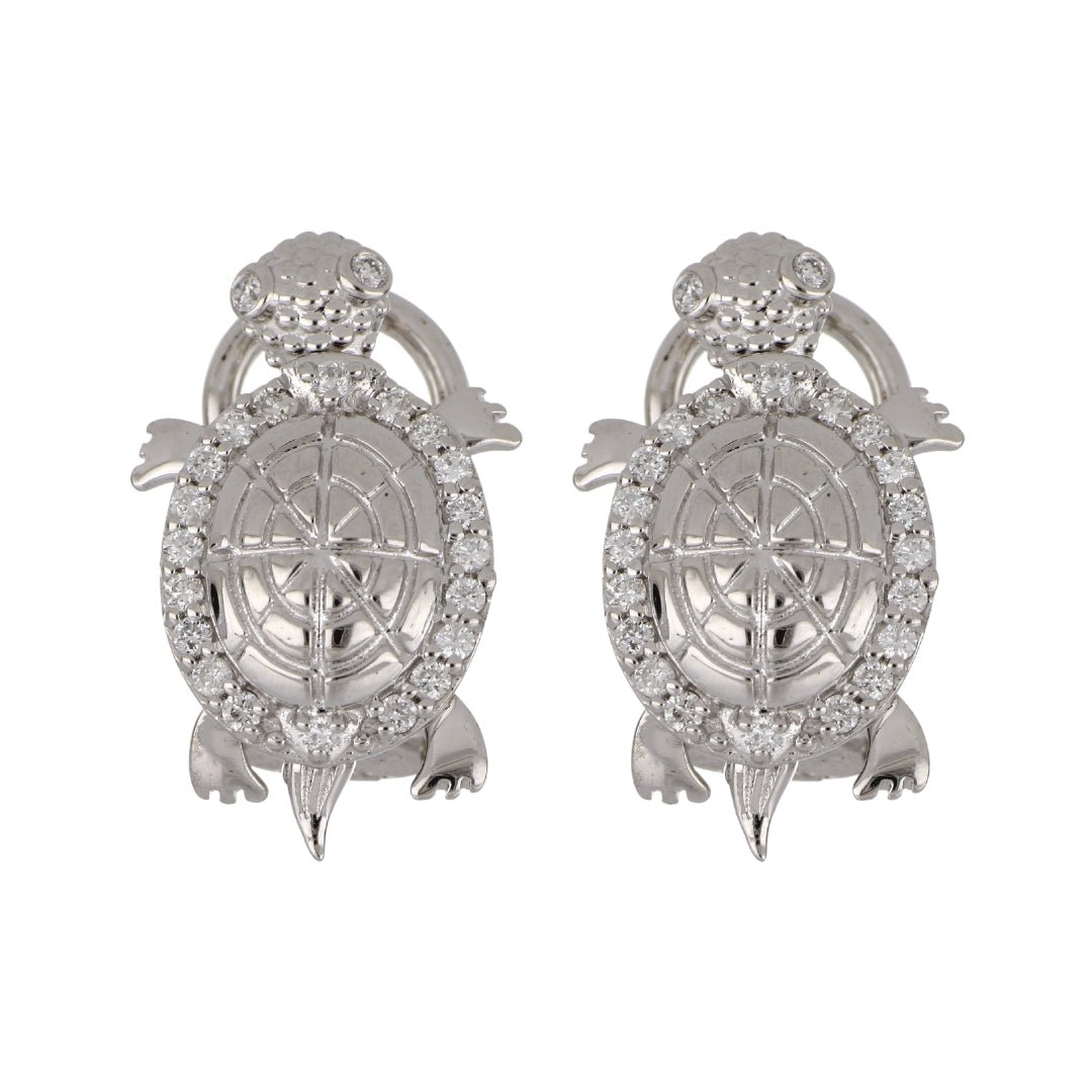 White Diamond Earrings (White Diamond 0.38 cts.) Not Net