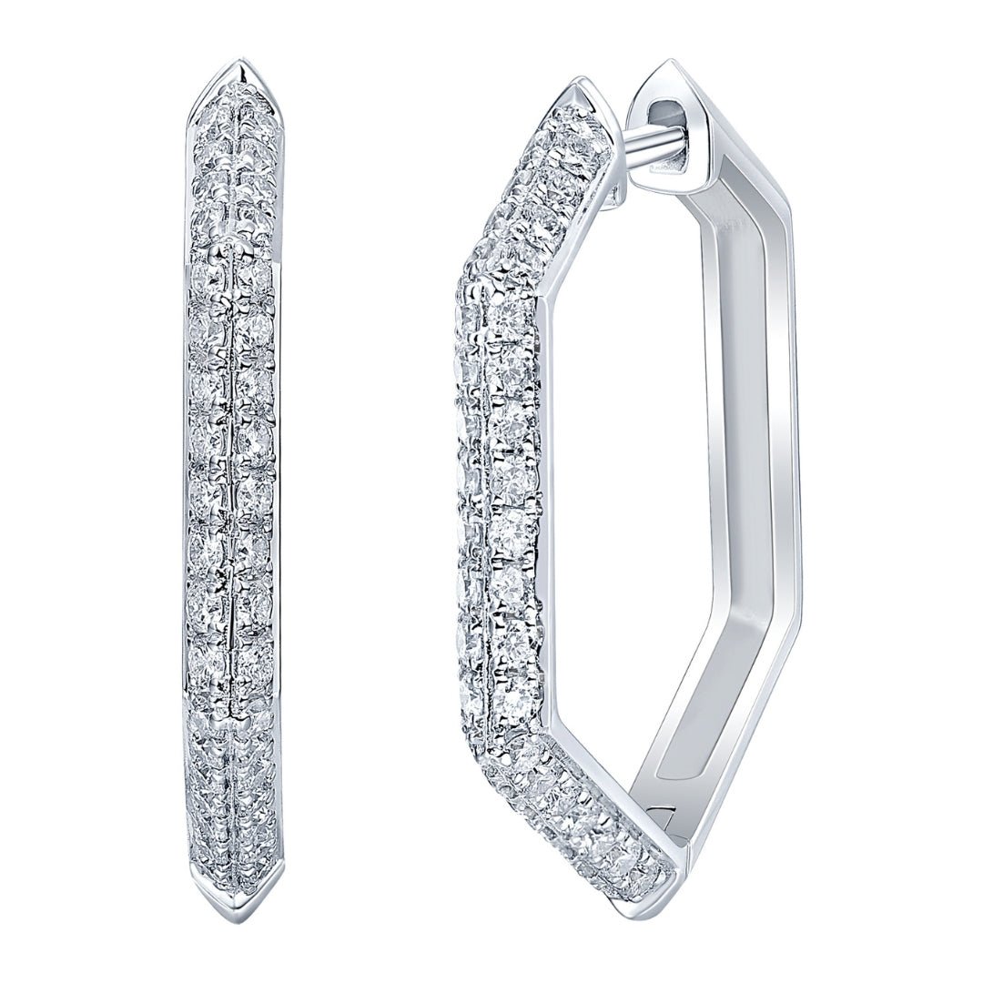 Buy White Diamond Earrings (White Diamond 0.55 cts.) at Kay's Fine Jewelry