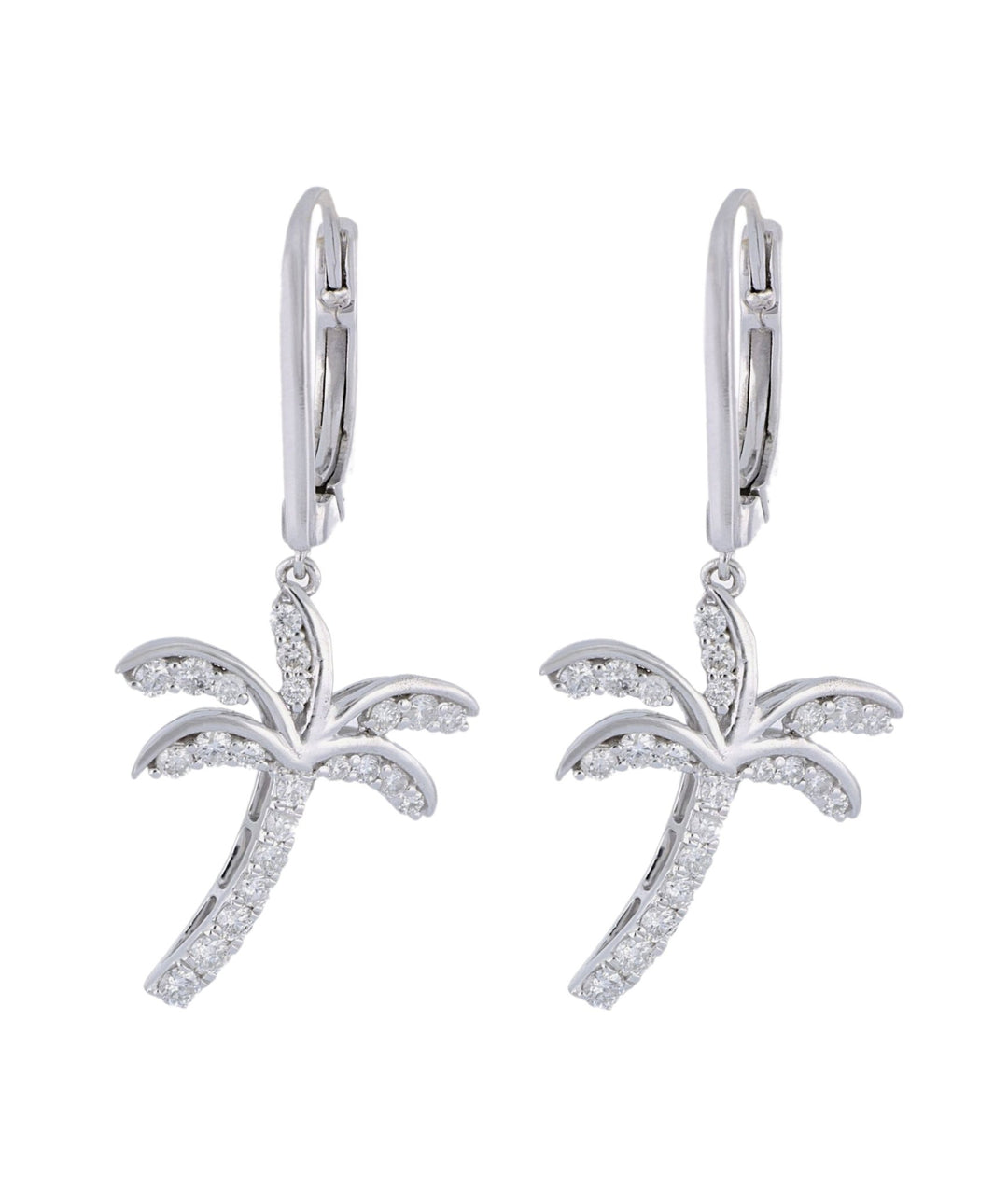 White Diamond Earrings (White Diamond 0.93 cts.) Not Net