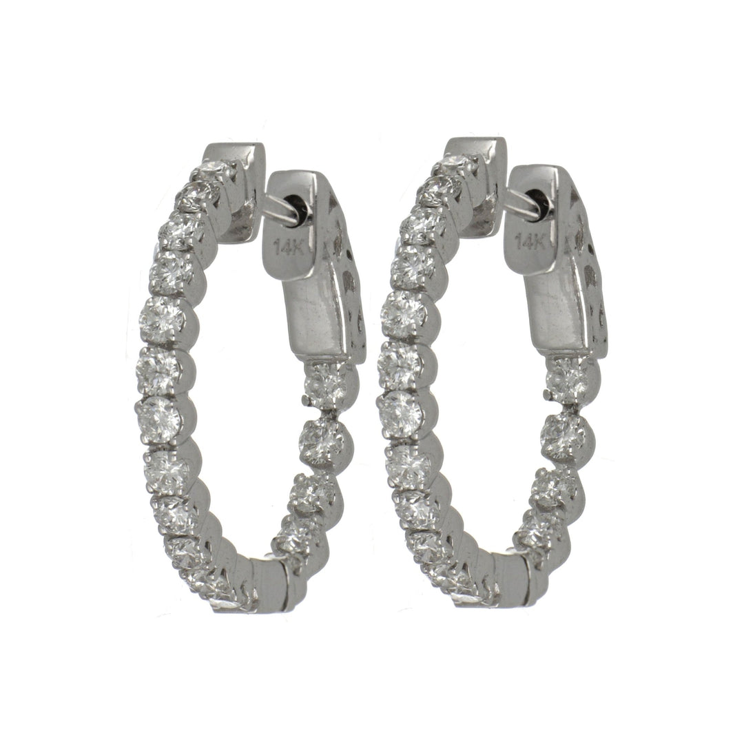 Buy White Diamond Earrings (White Diamond 0.96 cts.) at Kay's Fine Jewelry
