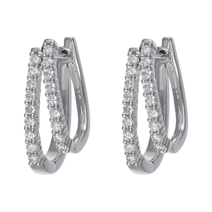 Buy White Diamond Earrings (White Diamond 0.99 cts.) at Kay&