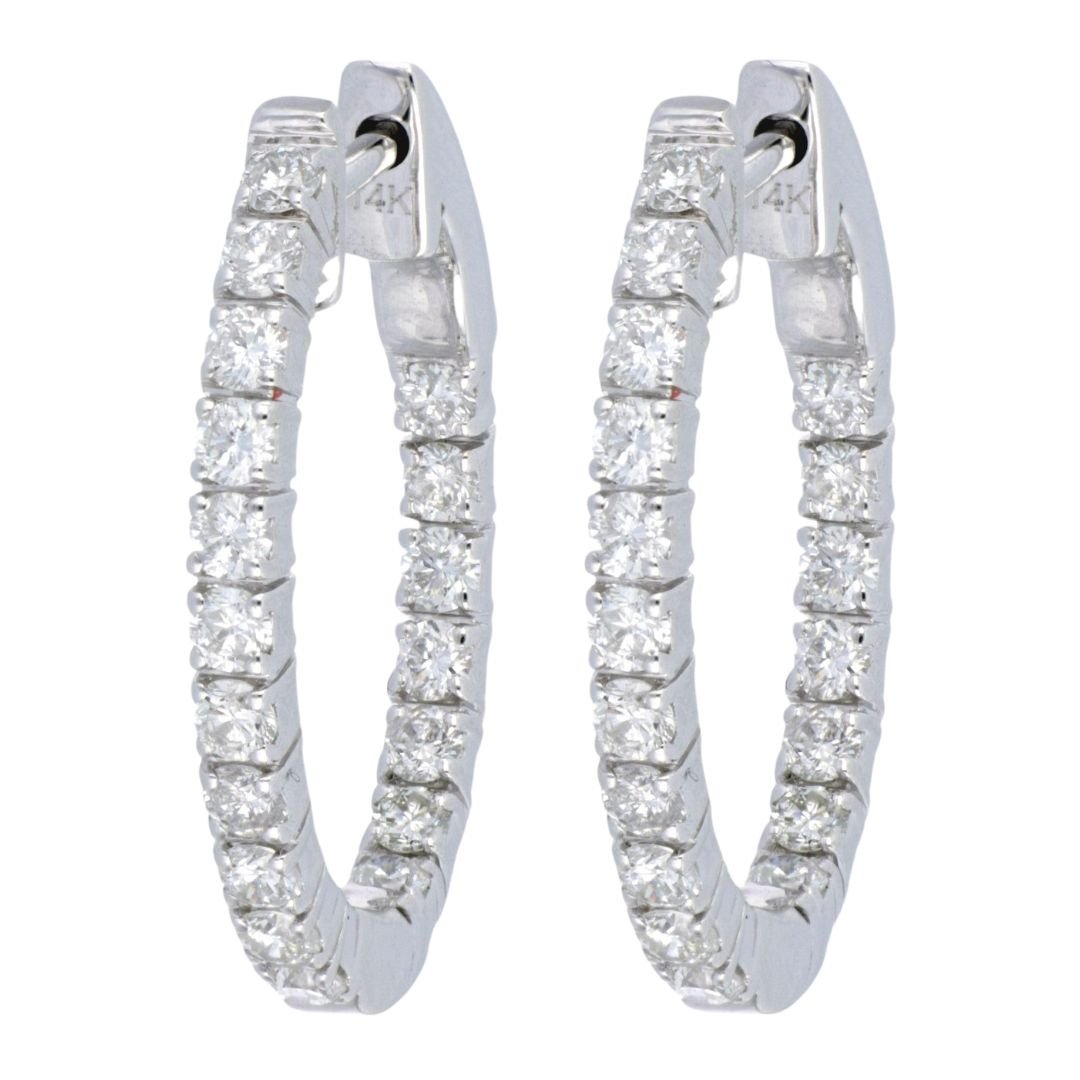 Buy White Diamond Earrings (White Diamond 1.05 cts.) at Kay's Fine Jewelry