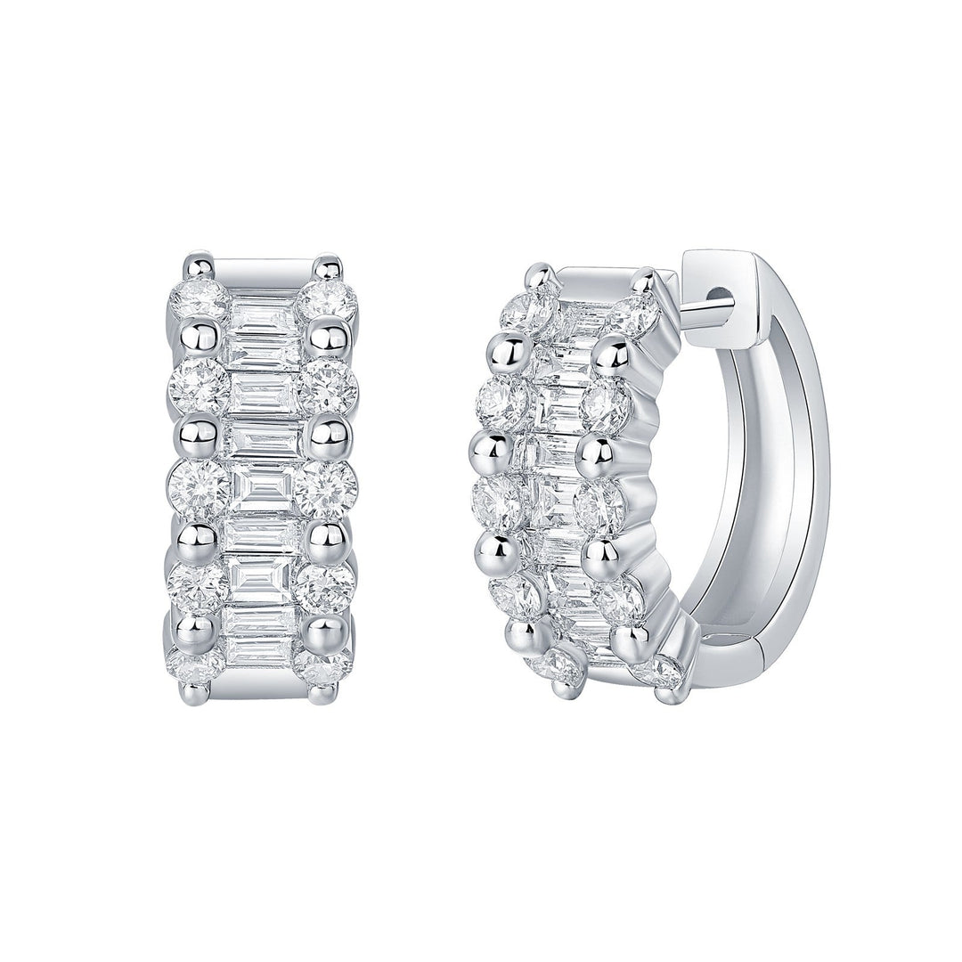 White Diamond Earrings (White Diamond 1.19 cts.) Not Net