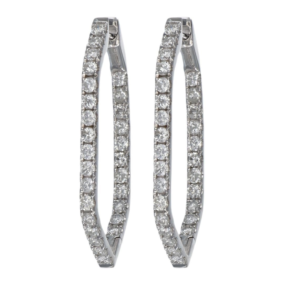 White Diamond Earrings (White Diamond 1.7 cts.) Not Net