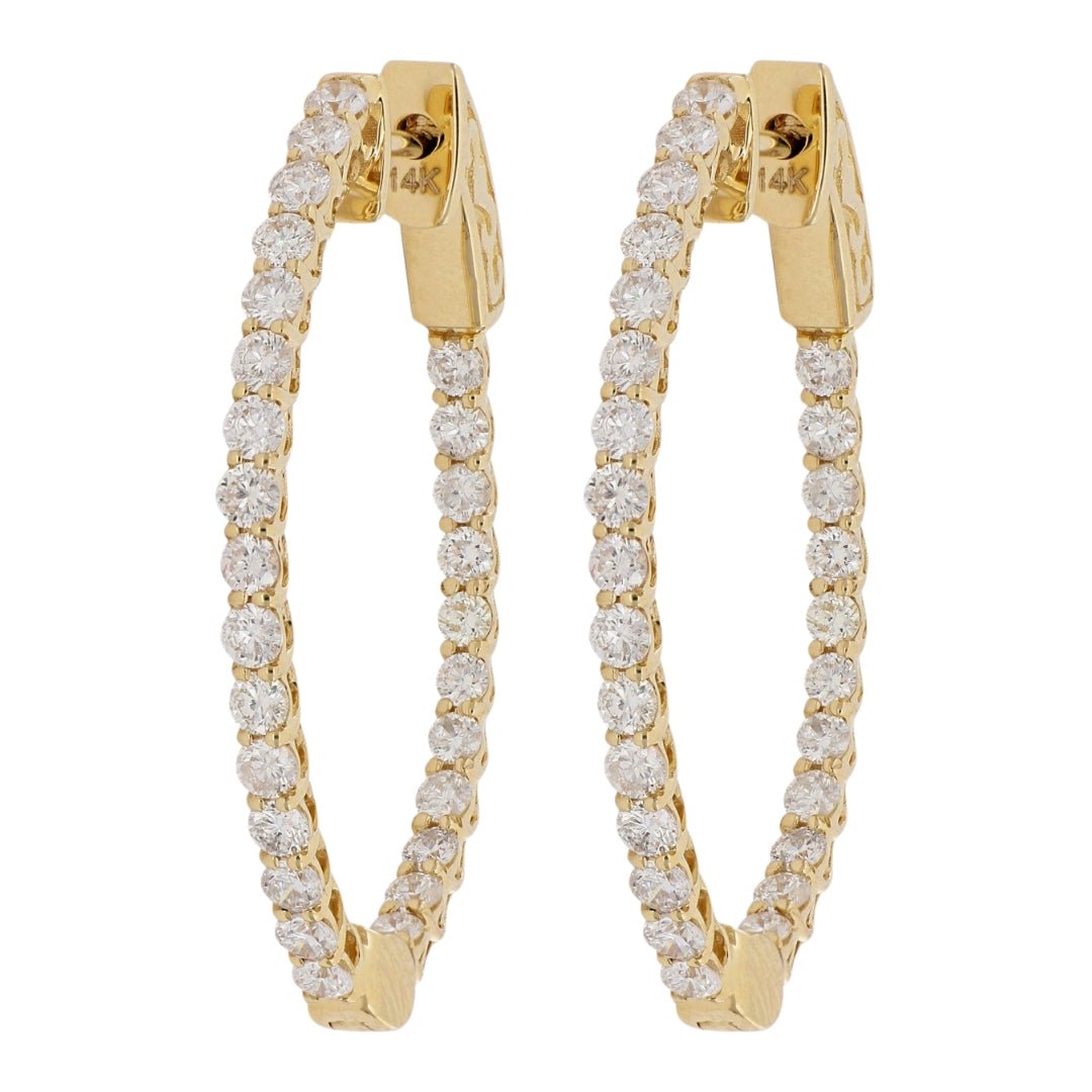 White Diamond Earrings (White Diamond 1.7 cts.) Not Net